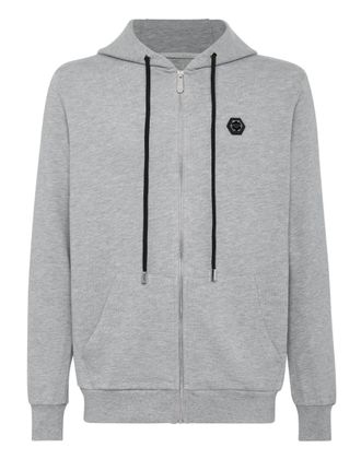 Philipp Plein Hoodie met rits - Grijs