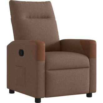 vidaXL Vidaxl - Sill&oacute;n Reclinable De Tela Marr&oacute;n