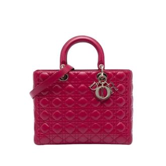 Dior Pre-owned Lady Dior - Dames - Vintage Handtas - Roze - ONE Size - Leer - Vintage