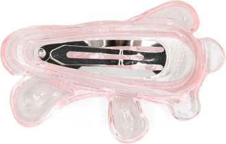 Yvmin Translucent Bear Motif Hair Clip - Pink