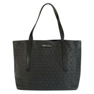 Jimmy Choo London Pre-owned Tote Bags, female, Black, Size: ONE SIZE Pre-owned Sofia Leather Tote Bag