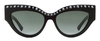 Jimmy Choo London Pearl-Embellished Cat-Eye Sunglasses - Black