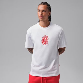 Nike Jordan Mens Jordan Brooklyn T-Shirt in White | IR4902-100
