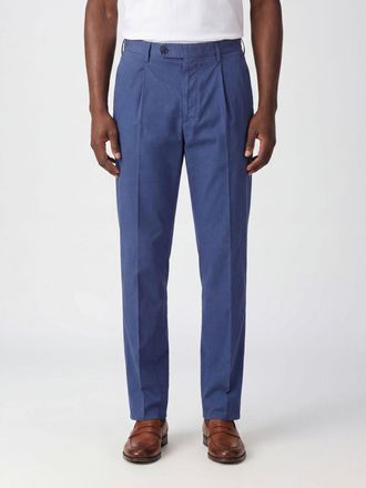 Incotex Pantaloni chino slim fit in misto cotone e lino