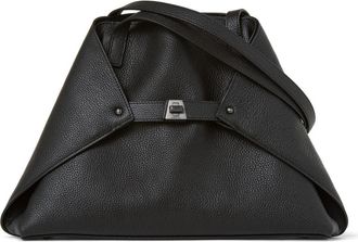 Akris Small AI Leather Tote in Black at Nordstrom