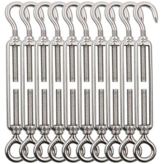 OEM Tensor De Cable Con Gancho M5 (gancho Y Argolla), Tensor De Alambre De Acero/tensor De Cable De Acero Inoxidable 304 Para Tendedero, Cable De Acero, C