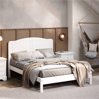 Seconique Stratford 46 Bed White | Size: Double
