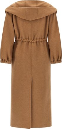 Max Mara Womens Brown Wool Coat Clothing