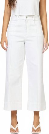 Dear John Denim Audrey High Rise Cropped Jeans In White
