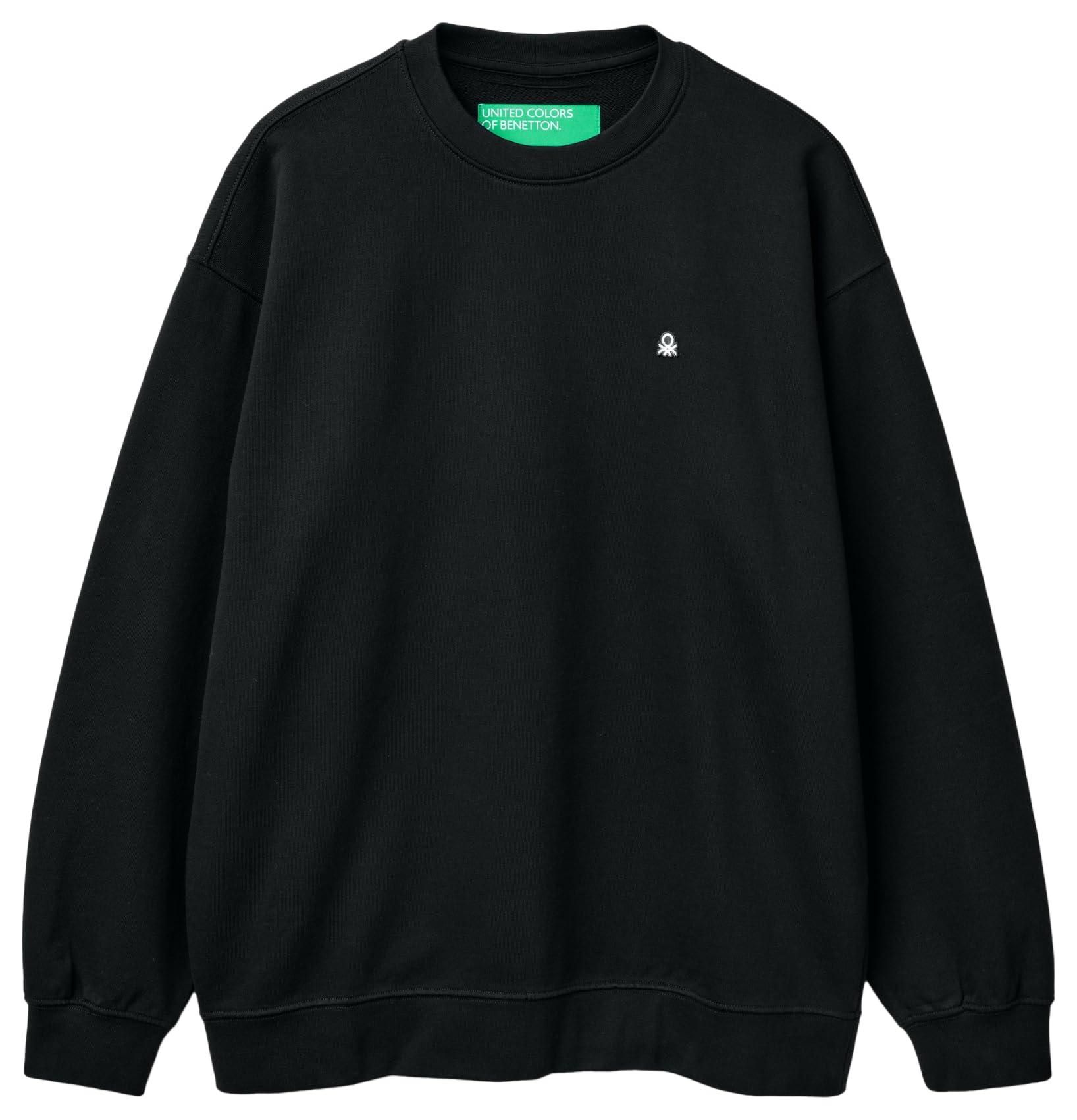 United Colors Of Benetton Damen Pullover - Merinowolle Rundhals Pulli, Langärmlig, Reguläre Passform