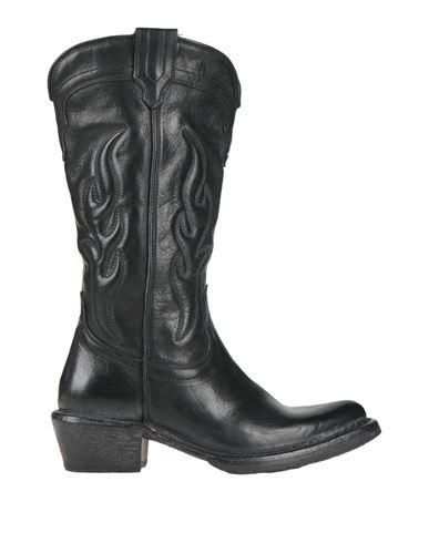 Black MOMA Boots Women ミドルブーツ L39504DOWNERO