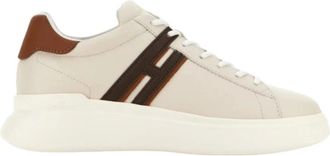 Hogan H580 Allacciato H Slash Sneakers - Heren - Sneakers - Beige - 41 EU - Schoenen