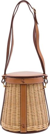 Herm&egrave;s Pre-owned Hermes Osier Wicker and Barenia Farming Picnic Bag Ladies CWJ9KMGWUG4K7TKU