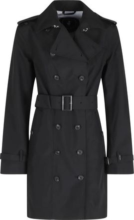 Save The Duck Audrey Trench Coat - Dames - Trenchcoats - Zwart - 2XL - Leer - Jassen