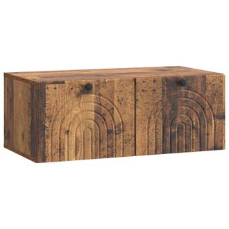 vidaXL Mueble Para Tv De Pared Madera Envejecida 78,5 X 41 X 30 Cm Vidaxl