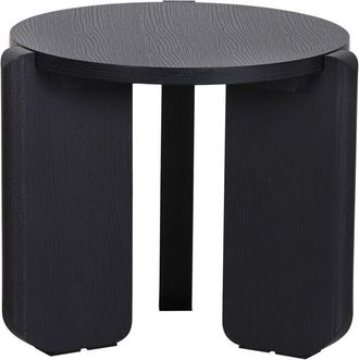 Selsey Selsey Preffines S - Mesa De Centro, &Oslash; 50 Cm, Efecto Fresno Gris Oscuro