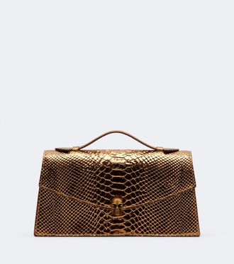 Alexander McQueen Borsa a mano Skull in pelle stampata