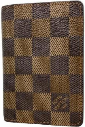 Louis Vuitton Vintage, unisex, Bruin, ONE Size, Pre-owned Stoffen Portemonnee