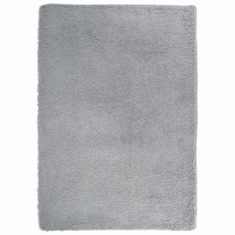 Berkfield Home Shaggy Rug High Pile NAVARRA Light Grey 240x340 cm Polyester | Size: Medium
