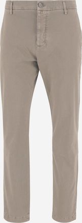 Jacob Cohen Stretch-Hose aus Baumwolle und Leinen