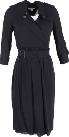 Burberry Burberry Agatha trenchjurk van zwarte zijde