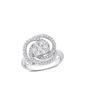 Rina Limor 14K 0.75 ct. tw. Diamond Floral Cluster Ring