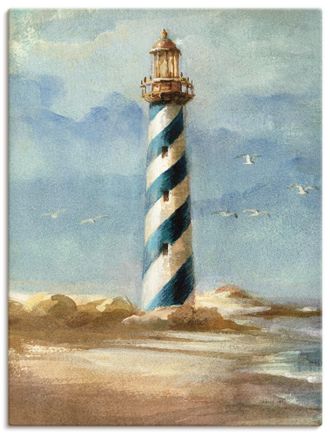 Artland Leinwandbild »Leuchtturm I« Gebäude 1 Stk. tlg. auf Keilrahmen gespannt