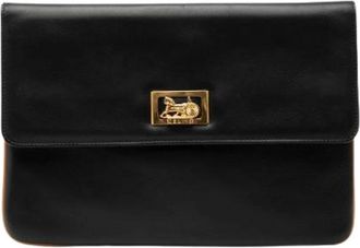 Celine Pre-owned Clutches, female, Black, Size: ONE SIZE Pre-owned Vintage Clutch
