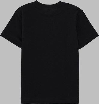 A Bathing Ape Logo Camouflage Print T-Shirt - Black