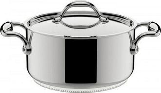 Lagostina Lagostina - Cacerola Acero Inoxidable 24cm + Tapa - 11116031224