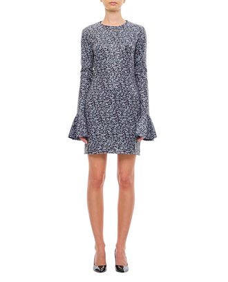 Rotate Full Sequin Mini Dress With Dramatic Open Back