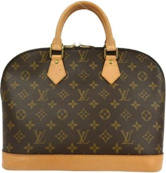 Louis Vuitton Pre-owned Handbags, female, Brown, Size: ONE SIZE Pre-owned Vintage Canvas Handbag