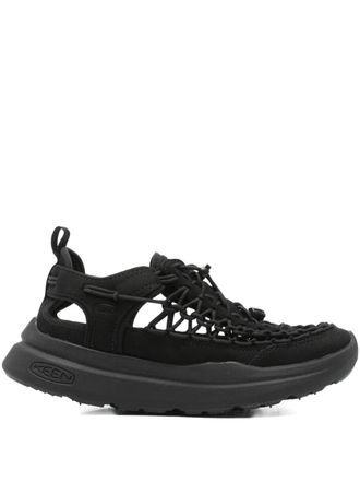 Keen cut-out lace-up sneakers - Black