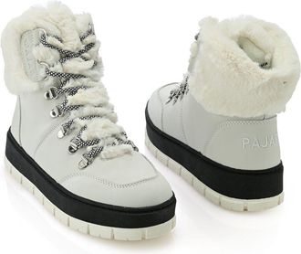 Pajar Chalet Faux Fur Trimmed Leather Boots