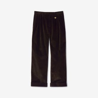 Burberry Corduroy Trousers, Size: 38