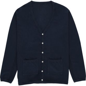 Fortela Cardy Cotton Knit Cardigan in Blue at Nordstrom, Size X-Large