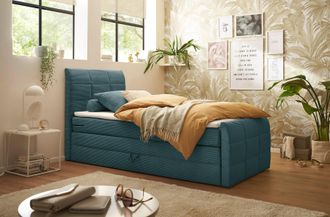ED EXCITING DESIGN Boxspringbett »Bolivia« harte Seite mit Kokosmatte, weiche Seite mit Filzabdeckung