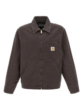 Carhartt Work in Progress Brown Shirt Collar Jacket
