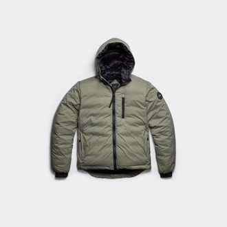 Canada Goose Lodge Hoodie Black Disc (Men, Sagebrush, XXL)