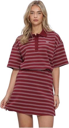 Gestuz Tops, Dames, Rood, L, Gzpilova Polo Tee