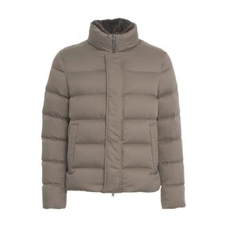 Herno Winter Jackets, male, Gray, Size: 2XL Quilted Puffer Jacket Grigio Aw25