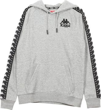 Kappa Hoodie - Heren - Hoodies - Grijs - S - Katoen - Hoodies & sweatvesten