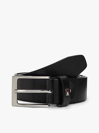 Tommy Hilfiger Rectangular Buckle Adjustable Leather Belt