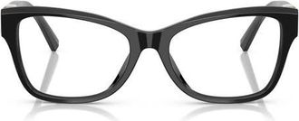 Tiffany & Co. 54mm Butterfly Optical Glasses in Black /Rose Gold at Nordstrom