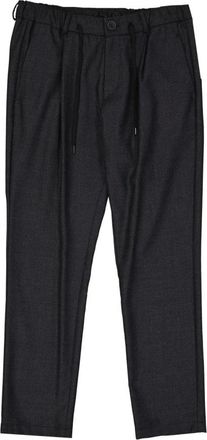 Herno Wollen Broek - Heren - Straight fit broeken - Grijs - L - Wol - Broeken