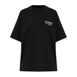 AllSaints Dames, Tops, Zwart, Maat: L Katoen