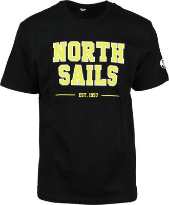 North Sails Hombre, Camisetas, Negro, Talla: XL