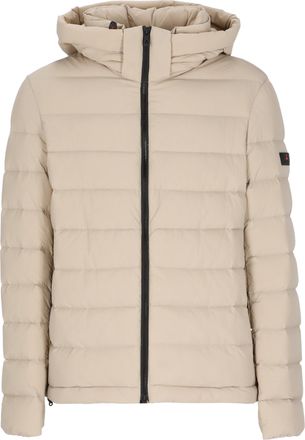 Peuterey Beige Boggs Hooded Quilted Down Jacket