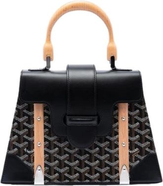 Goyard Pre-owned Saigon PM - Dames - Vintage Handtas - Zwart - ONE Size - Leer - Vintage