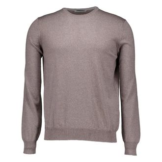 Gran Sasso Round-neck Knitwear, male, Beige, 3XL, Taupe Jumper Trui Style 55167/14290